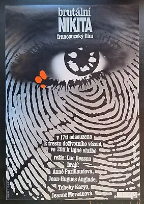 La Femme Nikita Anne Parillaud Original A3 Czech Movie Poster Jan Weber • $56.03