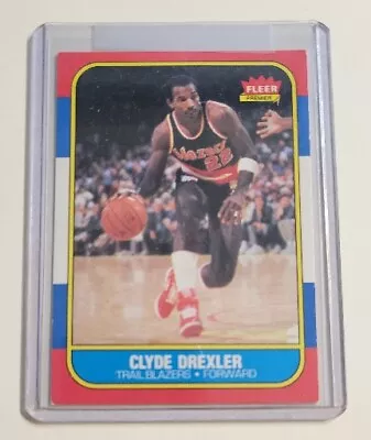 1986-87 Fleer Set Break #26 Clyde Drexler RC  • $29.99