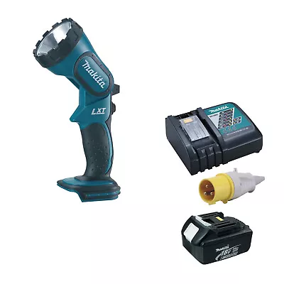 MAKITA 18V LXT BML185 BML185Z TORCH BL1830 BATTERY 110v DC18RC CHARGER • £442.99