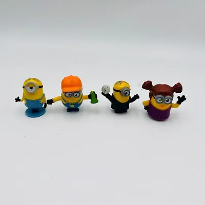 Set Of 4 - 2013 Mcdonalds Despicable Me 2 Minions Happy Meal Toys • $9.95