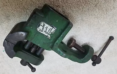 #371 VINTAGE SMALL CLAMP ON VISE Jeweler Watchmaker Gunsmith Tool • $25