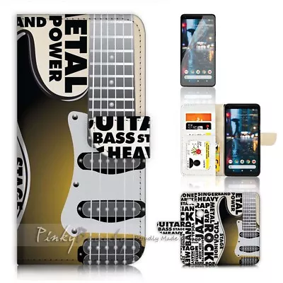 ( For Google Pixel 3 XL ) Flip Case Cover P21303 Guitar Music • $12.99