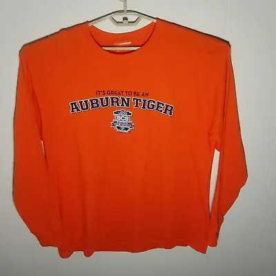 Auburn Tigers Long Sleeve T Shirt Mens XL 2014 BCS National Championship Game • $11.99