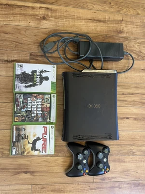 $99.99 • Buy Xbox 360 Elite 120GB Hard Drive Black Console  BUNDLE 