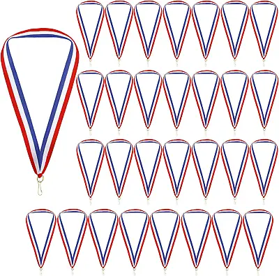 DIVINA VITAE 30 Pcs Award Ribbons With Snap Clips Ribbons For Medals Medal For • £11.13