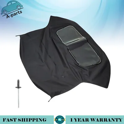 For 1995-2001 Volkswagen VW Golf Cabriolet Convertible Soft Top Cabrio  Black • $167.81