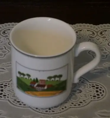 VINTAGE Villeroy & Boch Design Naif Folk Art Pattern Mug Cup (C) Luxembourg • $11