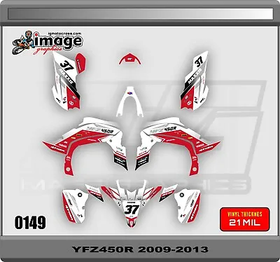 Yamaha Yfz 450R 2009-2013  Full Graphics Kit • $179