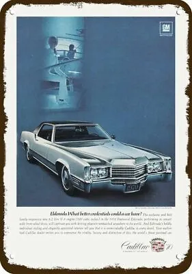 1970 CADILLAC FLEETWOOD ELDORADO Car Vintage-Look DECORATIVE REPLICA METAL SIGN • $24.99