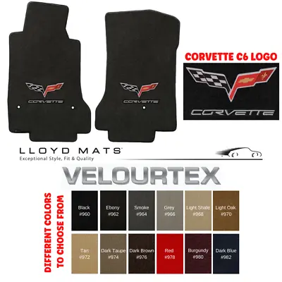 NEW! Car Auto Front Floor Mat Fits 2005 To 2013 Chevrolet Corvette C6 Flags Logo • $160.99