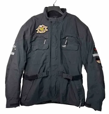 Tour Master Motorcycle Jacket Cortech Lite Men's Armored Reflective Black Sz XL • $119