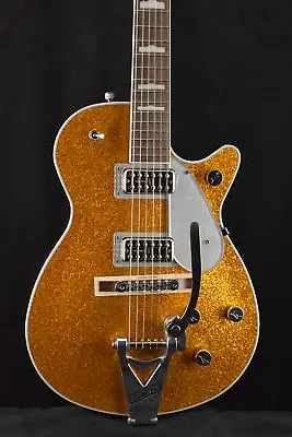 Gretsch G6129T-89 Vintage Select '89 Sparkle Jet With Bigsby Gold Sparkle • $2999.99