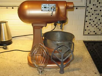 Hobart N50 5 Quart Commercial Bakery Mixer Copper + Paddle Beater Whip Bowl Ohio • $799.99