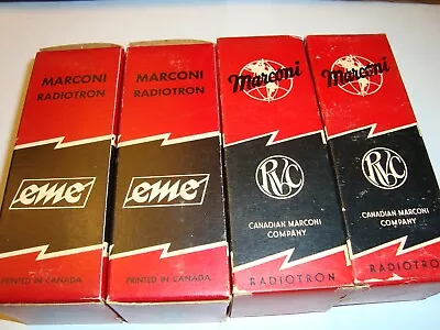 One Matched Quad Of 5881 Tubes By Tung-Sol For Marconi Brand New In Boxes • $240