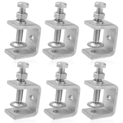 6 Pack 304 Stainless Steel Small C Clamps 1 Inch Mini C-Clamps Heavy Duty For... • $26.45