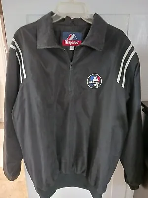 MLB.com 2002 Commemorative Jacket Baseball Majestic Authentic Size Med • $15