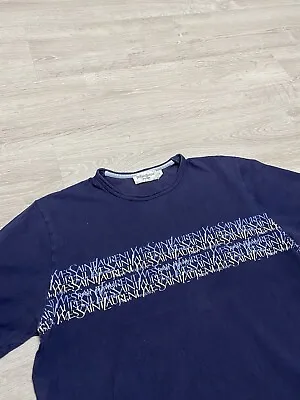 Vintage YSL Yves Saint Laurent Basic Logo T-shirt Size M • $50