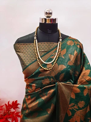 $99.21 • Buy Saree Wedding Indian Party Wear Pakistani Designer Banarasi Soft Silk Sari