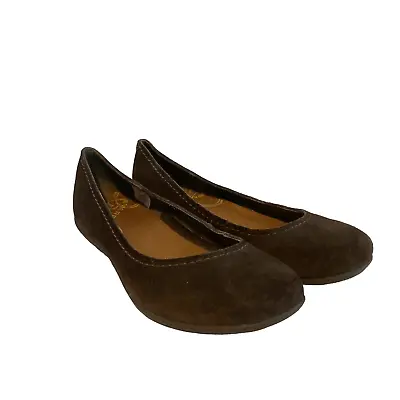 Merrell Womens Avesso Flats Sz 8 Espresso Brown Office Comfy Preppy Granola Girl • $32