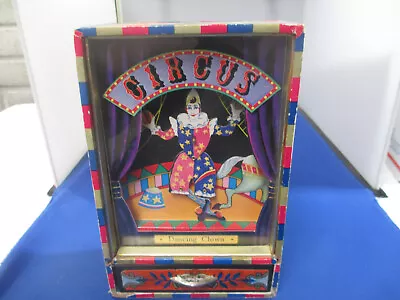 Circus Dancing Clown YAPS Jewelry Box Trinket Music Box Works  Unique 1981 WORKS • £12.30