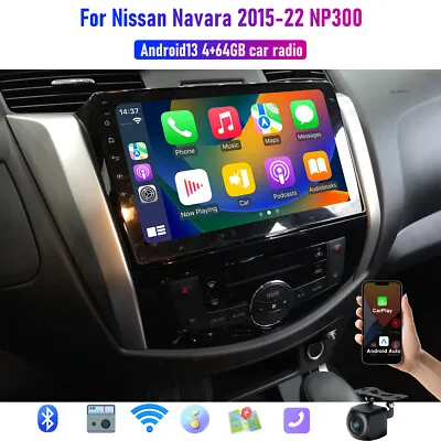 For Nissan Navara 2015-22 NP300 Android 64GB Head Unit Car Radio Canbus CAM SW • $234.99