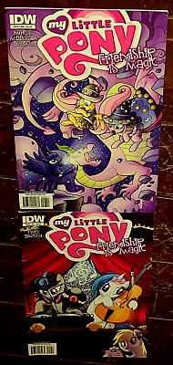 My Little Pony ~ Friendship Is Magic #8 & #9 (2013 IDW): HOTTOPIC Variants! • £40.55