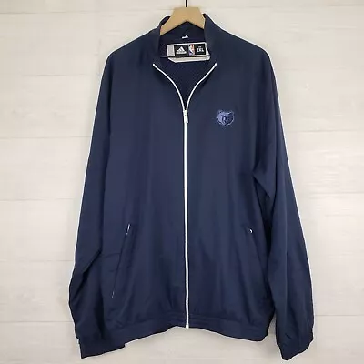 Adidas NBA Memphis Grizzlies Full Zip Jacket Size 2XL Navy Length + 0   • $34.92