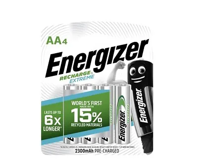 Energizer AA Rechargeable Batteries - 4 Pack • $16.99