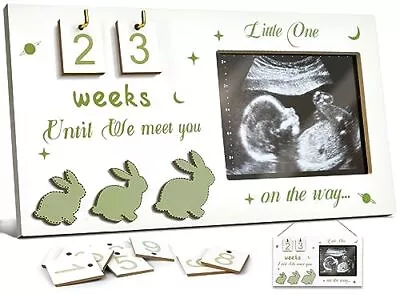 Ultrasound Picture Frames Sonogram Picture Frame With Countdown Calendar Baby... • $23.47