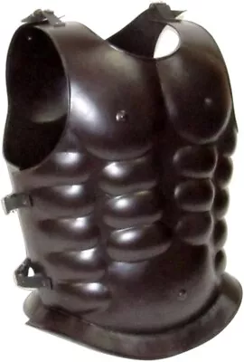 Steel Breast Plate Muscle Armor Dark Brown Finish • $199