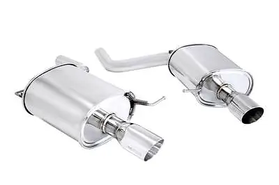 MEGAN RACING AXLE BACK EXHAUST SINGLE STAINLESS TIP FOR 11-UP BMW 535i F10 • $624.79