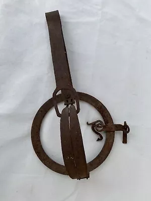 Antique Vintage Iron Animal Trap Blacksmith Hand Forged • $50