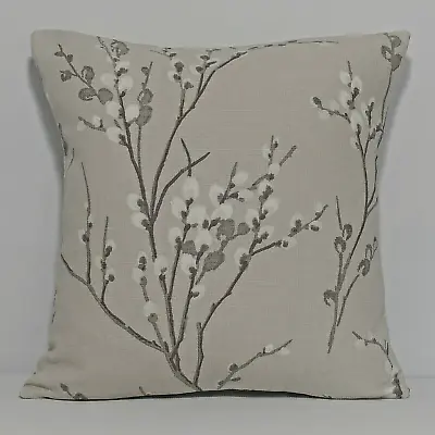 Handmade Cushion Cover In Laura Ashley Pussy Willow Natural - Both Sides • £16.99