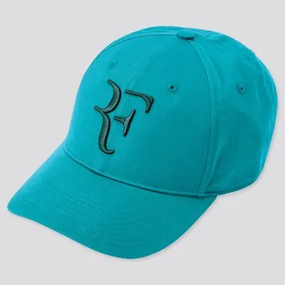 Uniqlo Roger Federer TEAL BLUE Tennis RF Cap / Hat - NEW With Tags ONE SIZE • $60