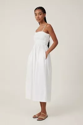 BNWOT COTTON ON Lexi Shirred Maxi Dress Size 14 • $10