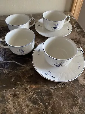 Villeroy & Boch Vieux Luxembourg  4 Flat Cups & 2 Saucers • $60