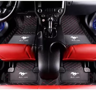 For Ford Mustang Car Floor Mats All Models Luxury Custom Waterproof Floor Mats • $56