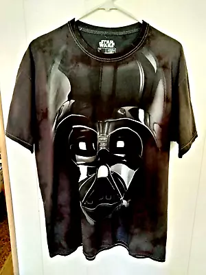 $3.08 • Buy Pre-owned Official Star Wars Darth Vader T-shirt Size Adult Large Black