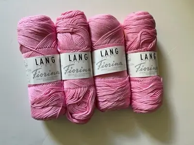 $20 • Buy Lang  Fiorina  - Lot Of 4 Skeins In Pink Color (HTF)