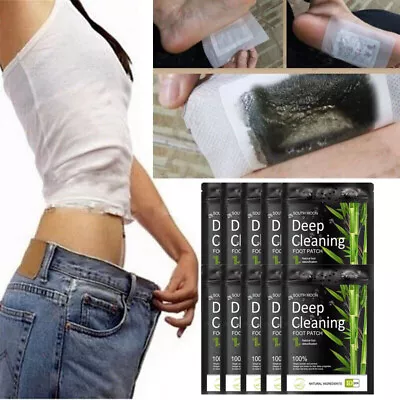 Bandoo Detox Foot Patches Pads Body Toxins Feet Deep Cleansing Natural Herbal • $5.99