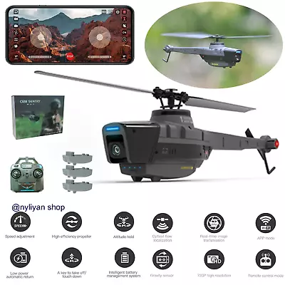 C128 4CH RC Helicopter Black Bee Hornet 1080P HD Aerial Photography UAV Plane • $112.79