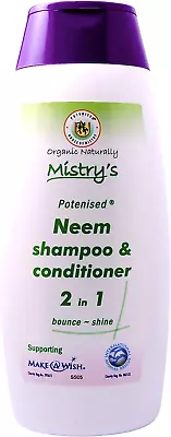 Mistry'S Potenised Neem Oil 2-In-1 Shampoo And Conditioner 200Ml- Hair Care Scal • £11.14