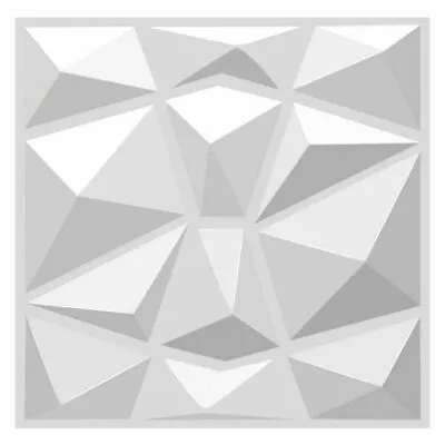 £2.99 • Buy 1Pcs 3D Wall Panels Covering Cladding Wallpaper Kitchen Decorative Tiles White