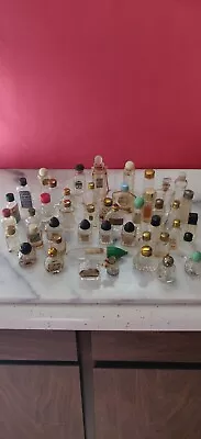 Vintage Miniature Lot Of Mini Perfume Bottles  Collection Various Brands • $30