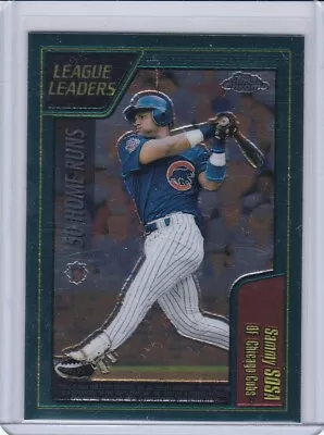 2001 Topps League Leaders Sammy Sosa Troy Glaus Foil #317 NM/MT • $1.49