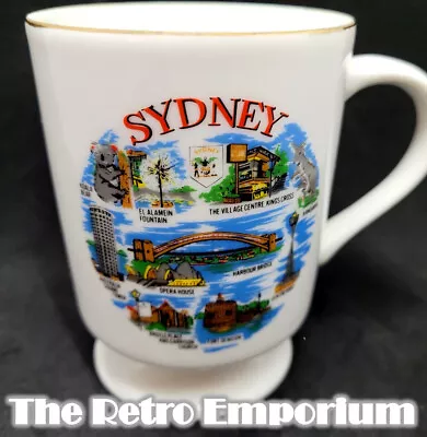 Retro Souvenier MUG Sydney Made In Japan Footed Coffee Mug • $5