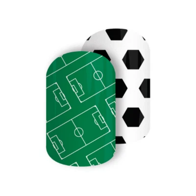 $7.88 • Buy 🦊 Jamberry Nail Art Wraps Part Sheet Striker Glossy Soccer Football Sports Ball