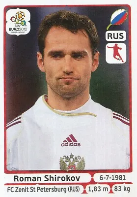 122 Roman Shirokov # Fc.zenit Russia Euro 2012 Poland Ukraine Sticker Sandwiches • £2.05