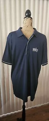 Greg Norman- Play Dry Navy Blue- XL- Men's Polo- Myrtle Beach World Amateur EUC • $27