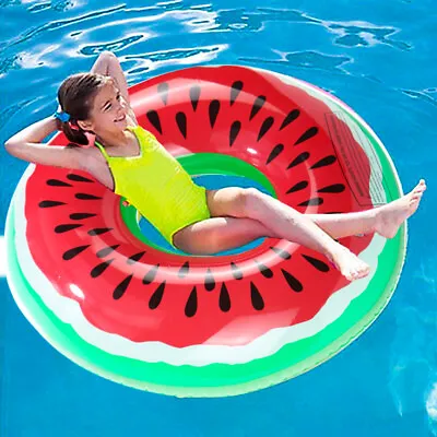 Kids Child Inflatable Donut Rubber Ring Pool Float Lilo Toys Doughnut Dohnut XL • £4.99